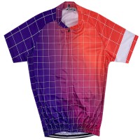 Manufacturing Short Sleeve Printed Cycling Shirts Fashion Design Quick Drying Perspiration Breathable Warm Up Cycling Shirts Cycling Shirt Center SKCSCP002